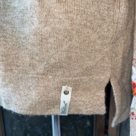Woolrich Alpaca‎ Wool Blend Western Design Knit Sweater Women's Shirt Size S - Picture 2 of 6